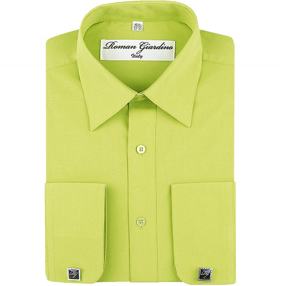 Men's Dress Shirts Convertible Long Sleeve Botton Down Collar - Sprouts